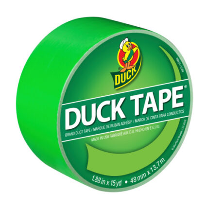Color Duck Tape Brand Duct Tape - Neon Green, 1.88 In. X 15 Yd.