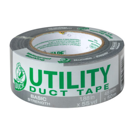 Utility Duck Tape Brand Duct Tape - Silver, 1.88 In. X 55 Yd.