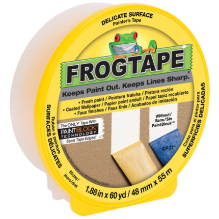 Frogtape Delicate Surface Painter'S Tape - Yellow, 1.88 In. X 60 Yd.