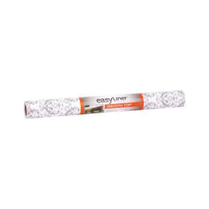 Smooth Top® EasyLiner® Brand Shelf Liner - Grey Damask, 20 in. x 6 ft.