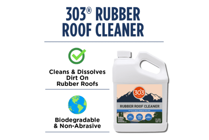 4/128OZ 303 RUBBER ROOF CLEANR - Image 2