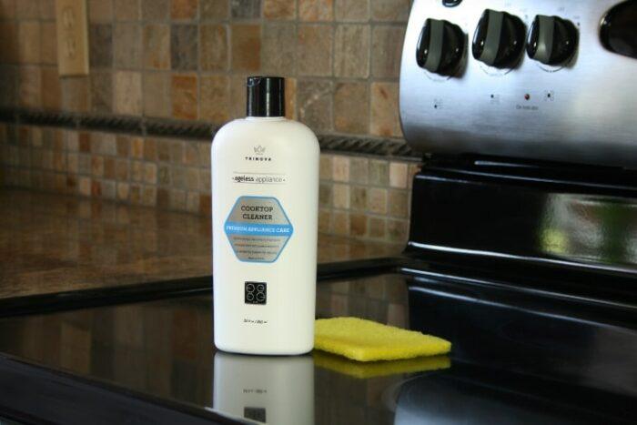 6/12oz TRINVA COOKTP CLN & PAD Cooktop Cleaner with 3 Pads - Image 3