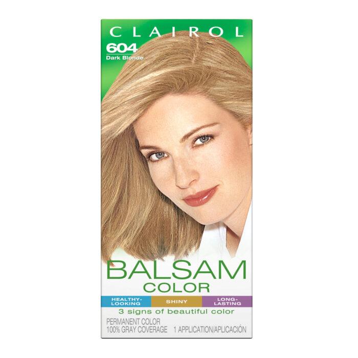 CLAIROL BALSAM HAIR COLOR 1CT DARK BLONDE #604 - Image 1