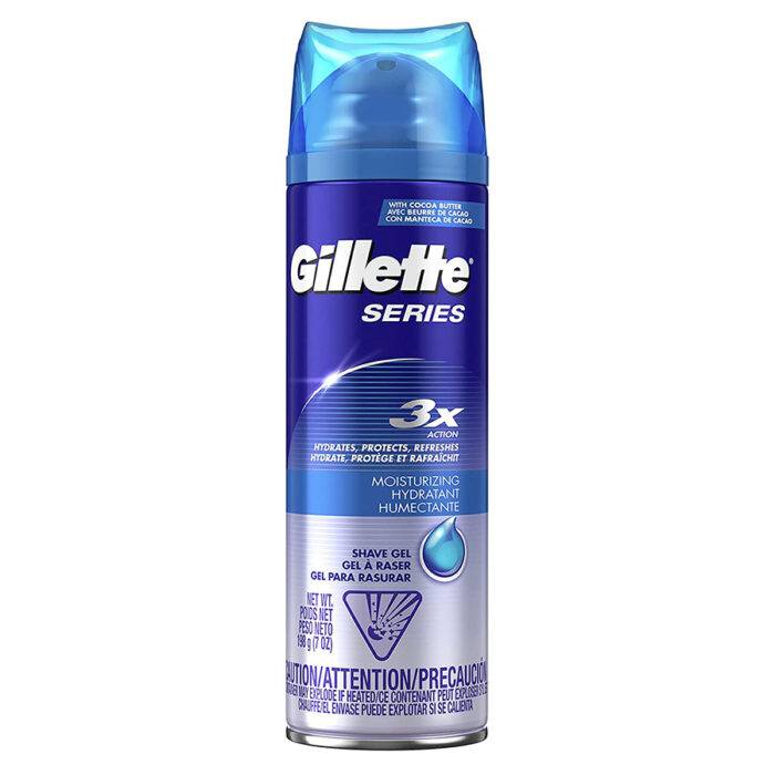 GILLETTE SHAVING GEL 7 OZ  MOISTURIZING WITH COCO BUTTER - Image 1