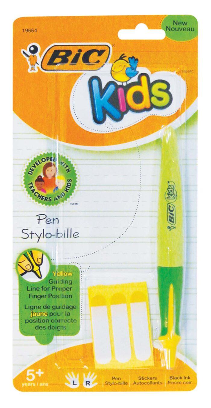 BIC KIDS PEN 1PK BLACK INCLUDES 3 NAME LABEL - Image 1