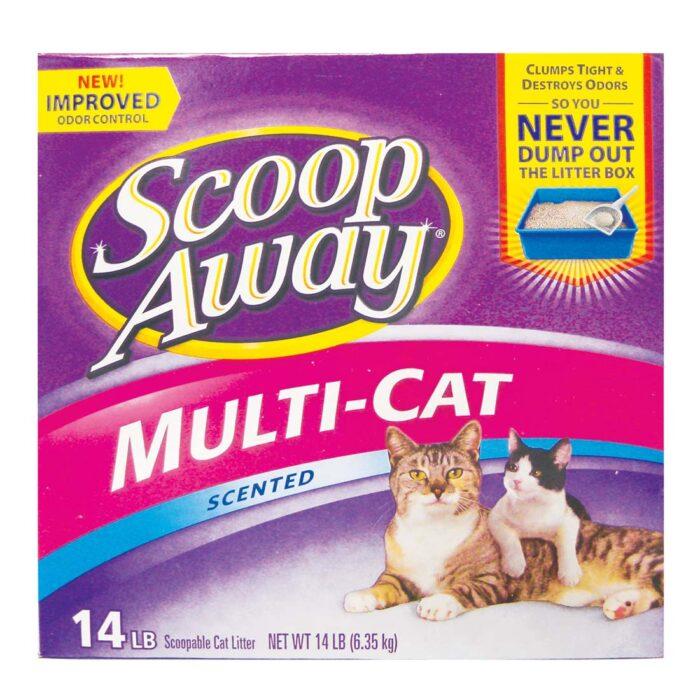 SCOOP AWAY MULTI CAT SCENT 14LB MEADOW FRESH - Image 1