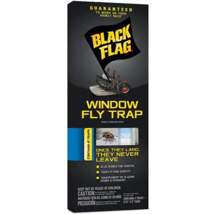 BLACK FLAG WINDOW FLY TRAP 4CT