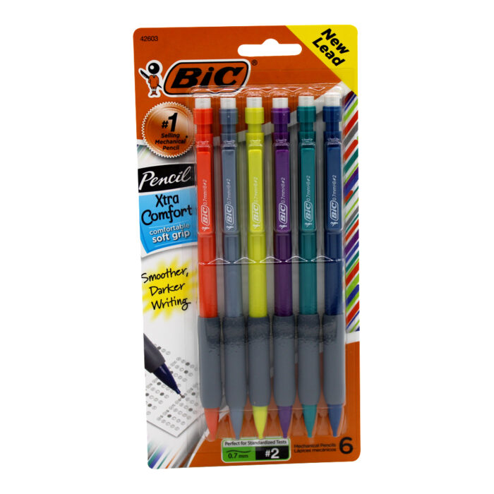 BIC PENCIL SOFT GRIP 6CT - Image 1