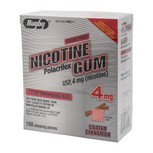 NICOTINE GUM CINNAMON COAT 4MG