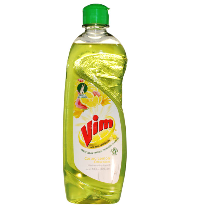 VIM DISHWASH LIQUID 400 ML LEMON - Image 1