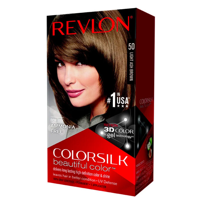 COLOR SILK HAIR COLOR 1PK #50 LIGHT AUBURN - Image 1