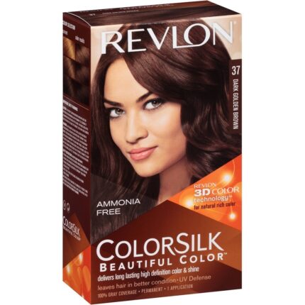 Color Silk Hair Color 1 Pk #37 Dark Golden Brown