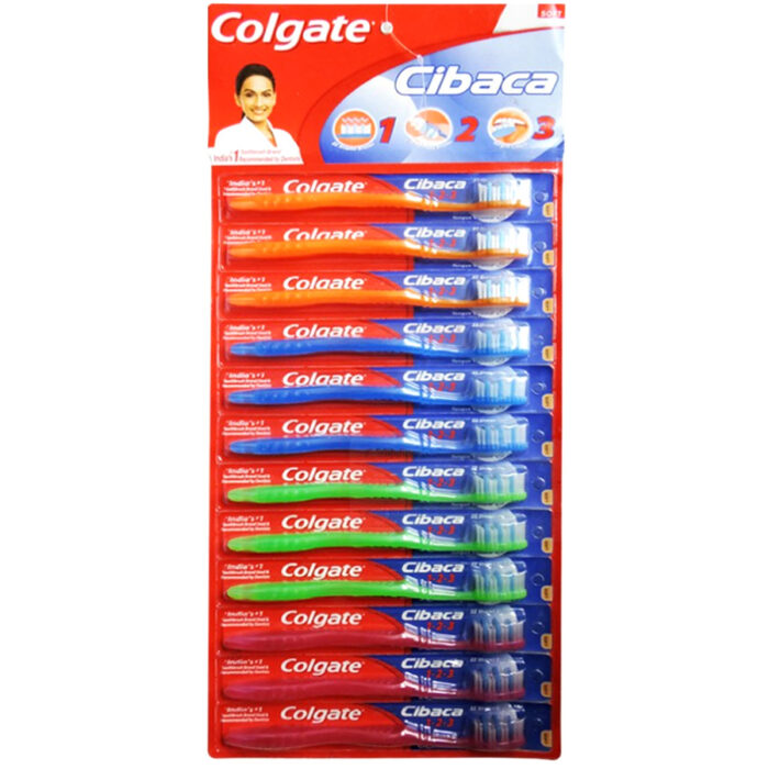 COLGATE TOOTHBRUSH 12CT CIBACA 123 - Image 1