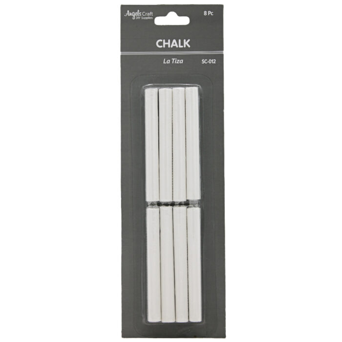 CHALK 8X1CM/8CT WHITE - Image 1