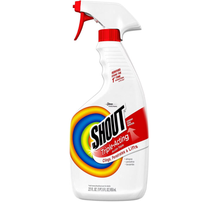 SHOUT LAUNDRY STAIN REMOVER 22 OZ TRIPLE ACTION WITH TRIGGER - Image 1