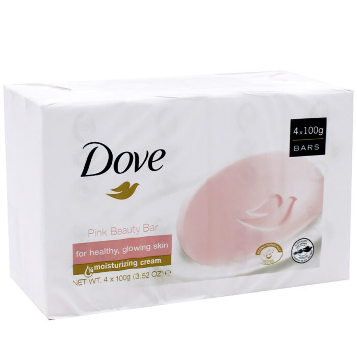 DOVE BAR SOAP  100 G 4 PK PINK - Image 1