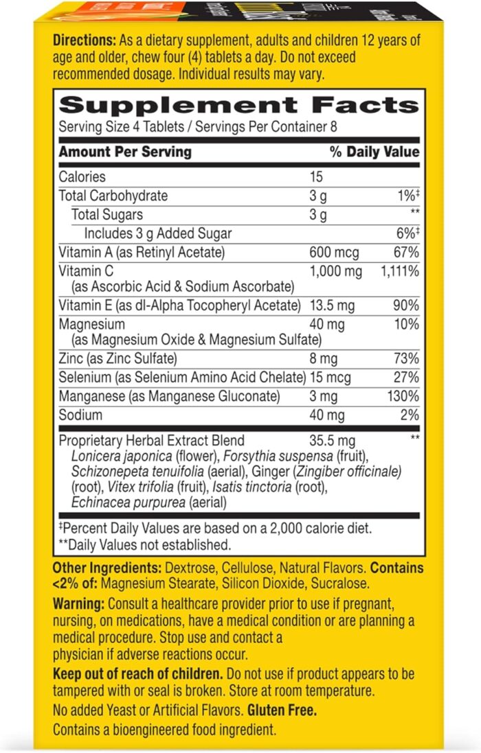 21st Century ImmuBlast Chewable Tablets, Citrus 32 Count - Image 6