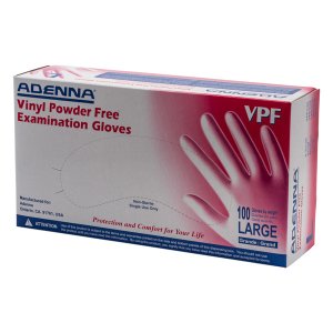 GLOVE EXAM VINYL P/F LARGE