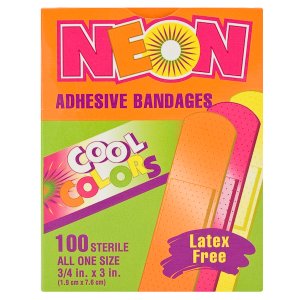 BANDAGE NEON COLORS 3/4X3