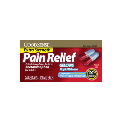 Goodsense Pain Relief XS 500 Mg Rapid Release Gelcaps 24 Ct