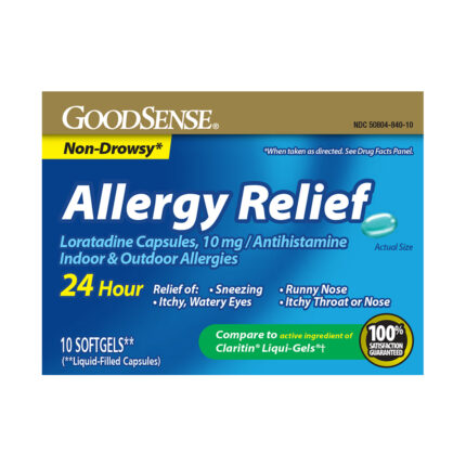 Goodsense Allergy Relief Loratadine 10 Mg 24-Hr Softgels 10 Ct