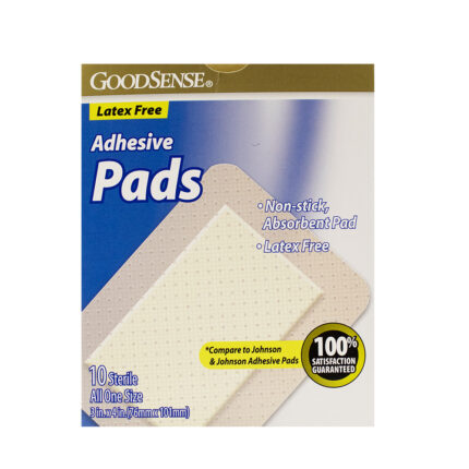 Goodsense Large Adhesive Pads Non Stick (3" X 4") 10 Ct
