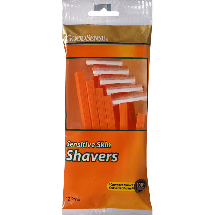 Goodsense Sensitive Skin ShaveRS  Single Blade 12 Ct - Image 1