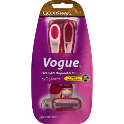 Goodsense Women'S Vogue 5 Blade Disposable 3 Count