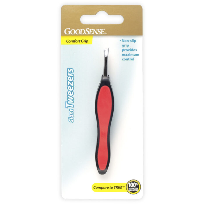 Goodsense Slant Tweezer Comfort Grip 1 Ct - Image 1