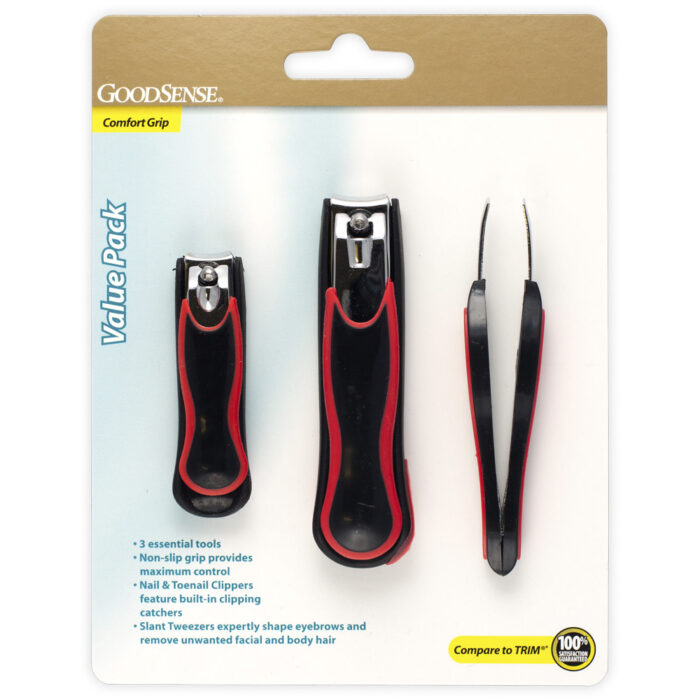 Goodsense Nail Implement Value Pack Easy Grip 3 Pc - Image 1