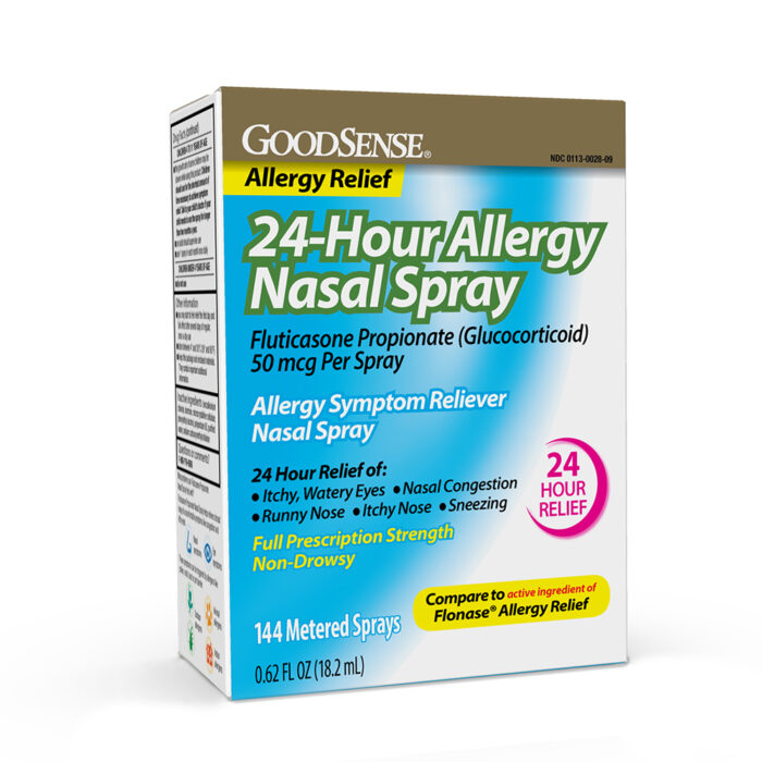 Goodsense 24-Hr Allergy Fluticasone Nasal Spray 144 Sprays 0.62 Oz - Image 1