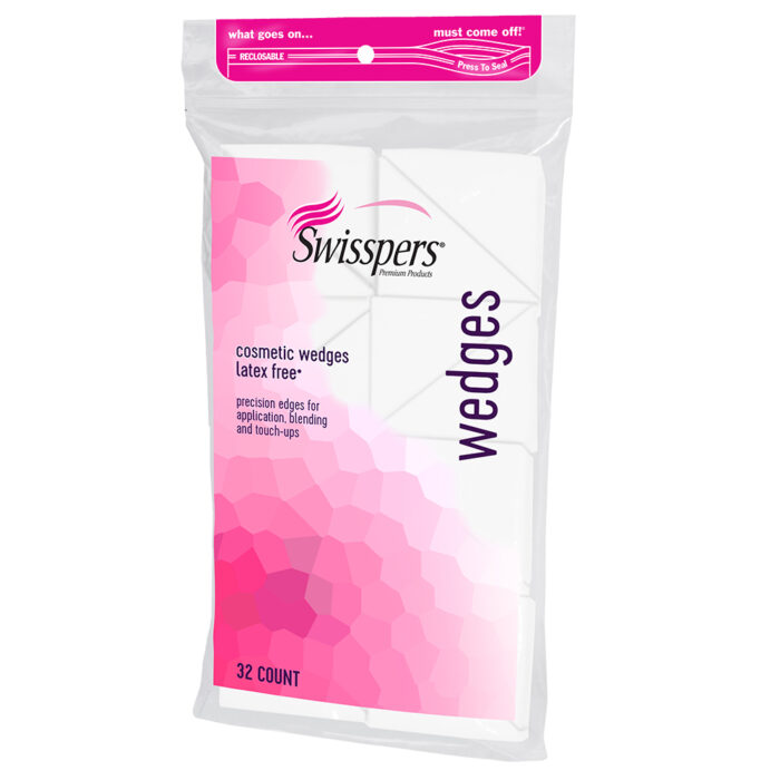 SwisspeRS Premium Cosmetic Make-Up Application Wedges 32 Ct - Image 1