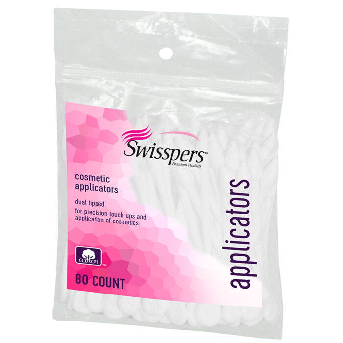 SwisspeRS� Premium Cosmetic ApplicatoRS Plastic Sticks 80 Ct - Image 1