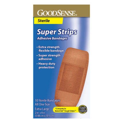 Goodsense Strong Strips Xl (1.77" X 4") 10 Ct