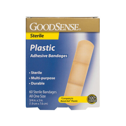 Goodsense Plastic Adhesive (3/4" X 3") 60 Ct