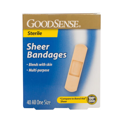 Goodsense Sheer Adhesive (3/4" X 3") 40 Ct