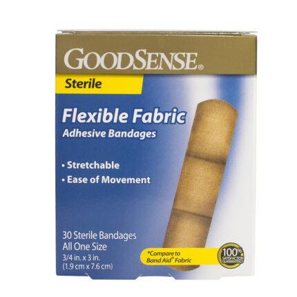 Goodsense Flexible Fabric (3/4" X 3") 30 Ct