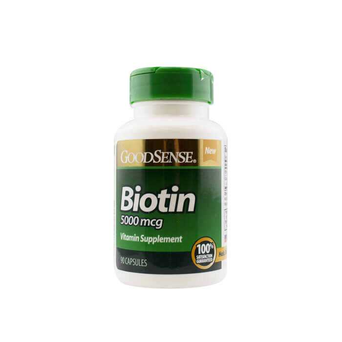 Goodsense Biotin 5000 Mcg Capsules 90 Ct - Image 1