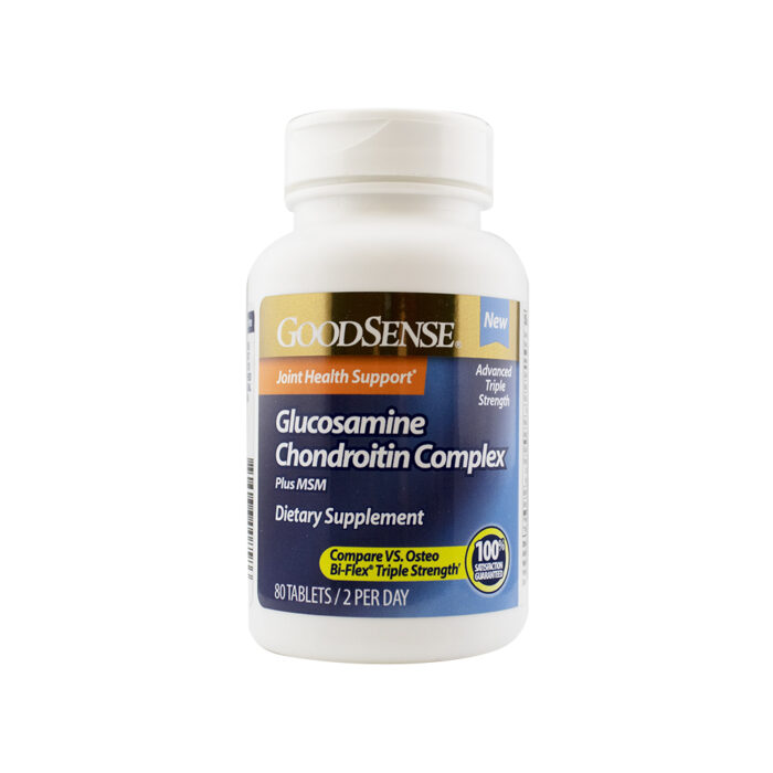 Goodsense Glucosamine Chondroitin Complex Triple Strength Tablets 80 Ct - Image 1