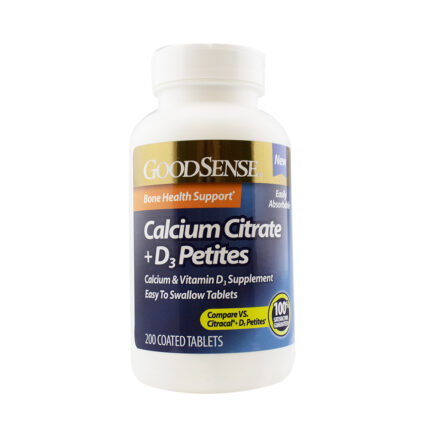 Goodsense Calcium Citrate +D3 Petite Ctdtab 200
