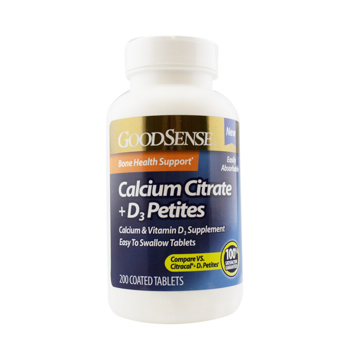 Goodsense Calcium Citrate +D3 Petite Ctdtab 200 - Image 1