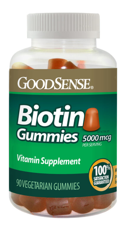 Goodsense Biotin 5000 Mcg Vegetarian Gummies 90 Ct