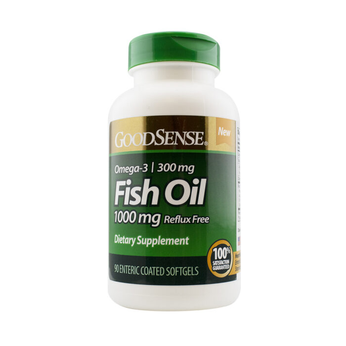 Goodsense Fish Oil 1000 Mg (Omega-3 300 Mg) Enteric Coated Softgels 90 Ct - Image 1