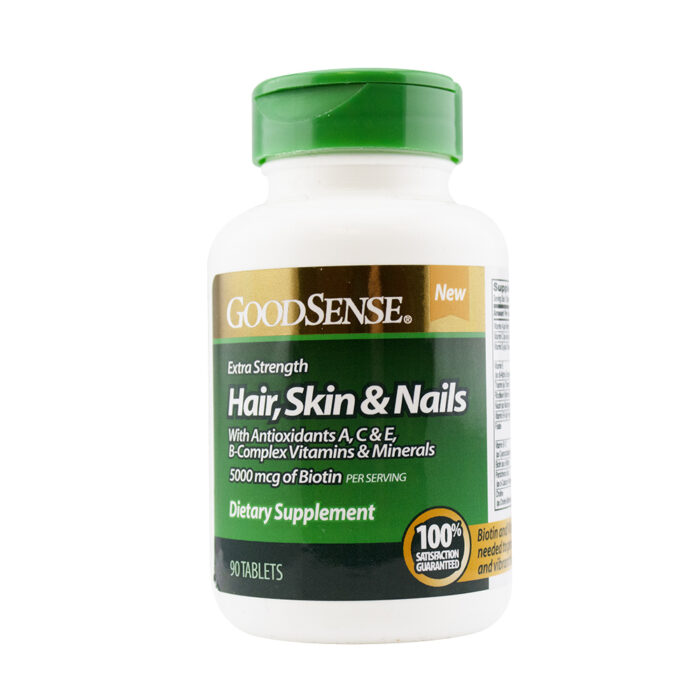 Goodsense Hair, Skin & Nails Extra Strength Tablets 90 Ct - Image 1