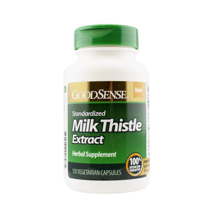Goodsense Milk Thistle Extract Standardized Vegetarian Capsules 120 Ct - Image 1