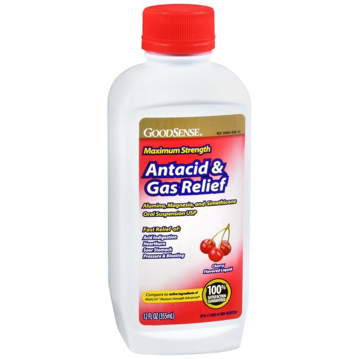 Goodsense Antacid + Gas Advance Ms Chry12 Oz - Image 1
