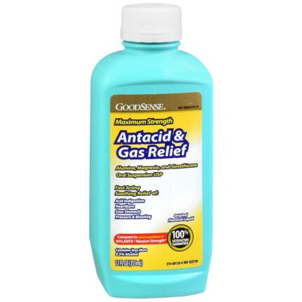Goodsense Antacid +Gas Classic Orig Ms 12 Oz