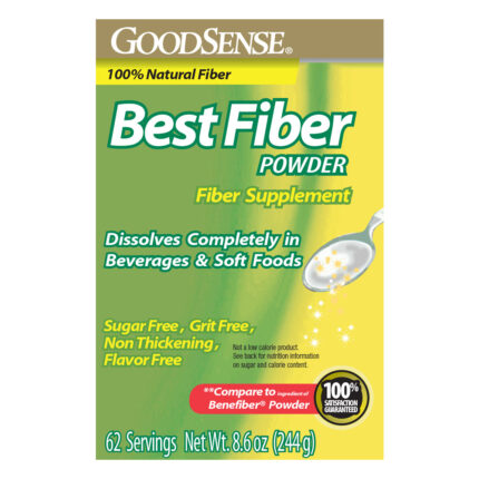 Goodsense Best Fiber Powder Sugar/Flavor Free 62 Servingoodsense 8.6 Oz