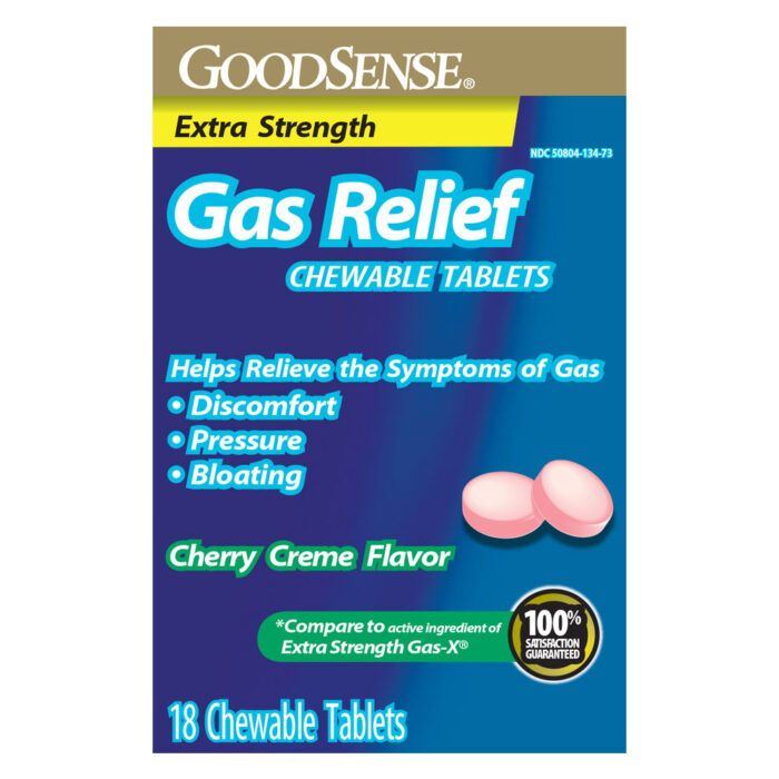 Goodsense Gas Relief XS Simethicone 125 Mg Chew Tab Chry Cr�me 18 Ct - Image 1