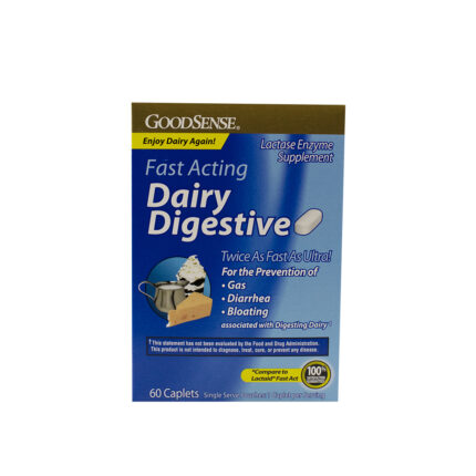 Goodsense Dairy Digestive Fast Acting Caplets 60 Ct